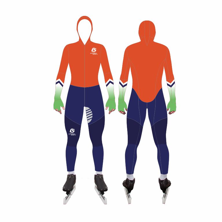 Combinaison de patinage de vitesse (combinaison de patinage de vitesse sur longue piste) sur mesure