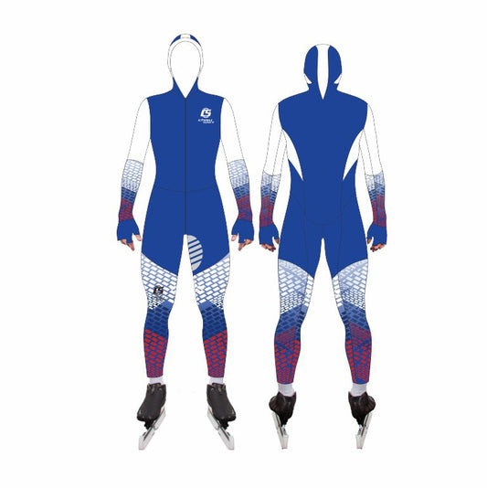Combinaison de patinage de vitesse (combinaison de patinage de vitesse sur longue piste) sur mesure
